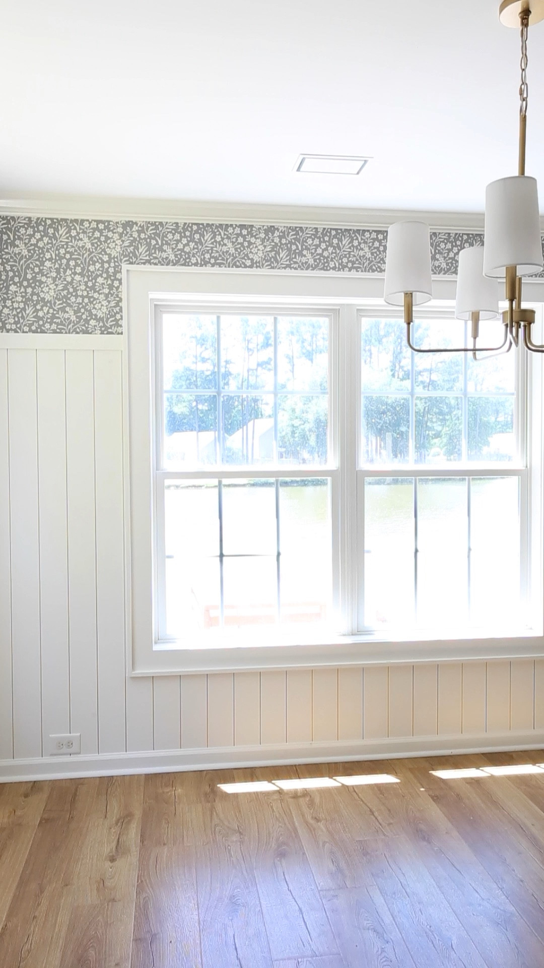 The bamboo blinds I installed in my dining room. Roman blind bamboo jute cordless Roman shade for windows.

#LTKHome #LTKVideo