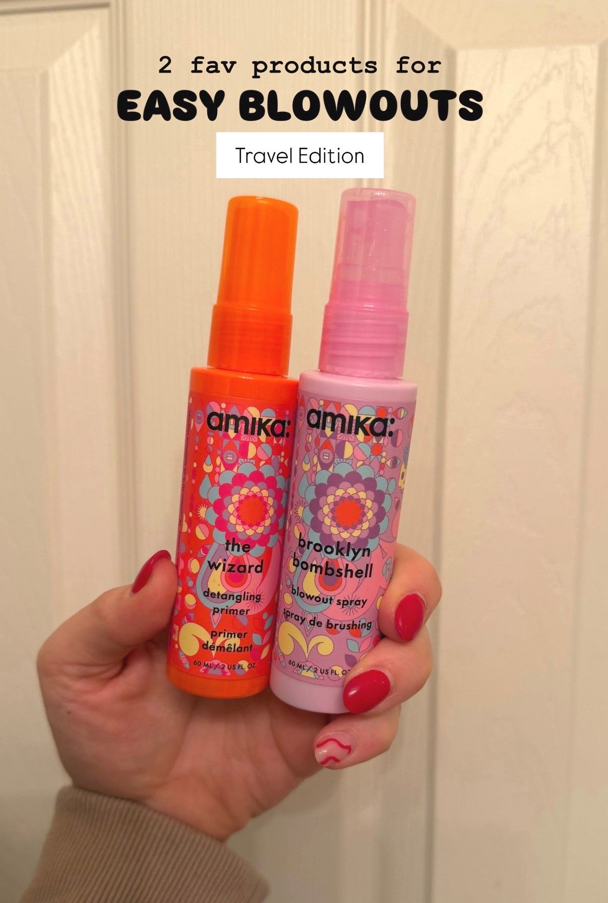 Vacation coming up? Easy hair ✔️ 
2 products I use at home that I’m always bringing a travel size along in my bag with me 🩷

#LTKVacation #LTKHair #travelsize #Amika #easyhairstyle #blowouts #amazonfinds #under15

#LTKTravel #LTKgrwm #LTKBeauty