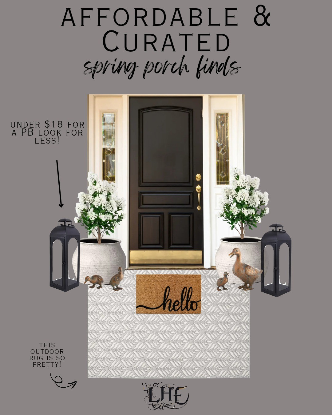 Simple and easy spring porch decor...Shop by clicking the thumbnails below 👇... outdoor rug, porch decor, porch inspo, spring porch, porch rug, patio decor, patio rug, spring home, outdoor living, outdoor decor, spring patio, spring porch decor, Lanterns, outdoor lanterns, designer looks for less,designer inspired, Faux florals, porch, patio

#LTKSeasonal #LTKHome #LTKSaleAlert