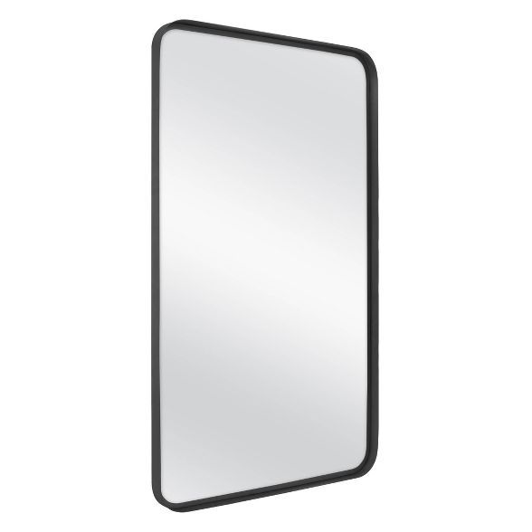 24" x 36" Rectangular Decorative Mirror with Rounded Corners Black - Threshold™ designed with S... | Target