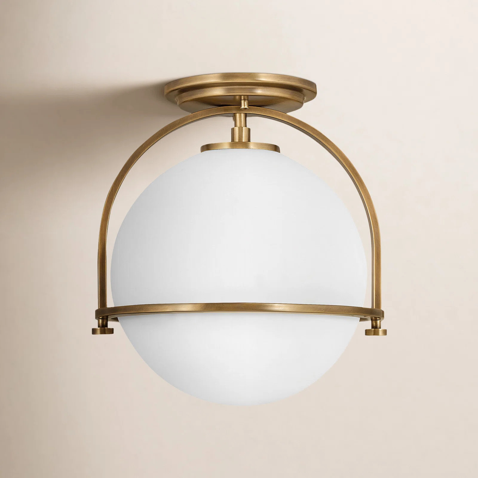 McCormick Hand Blown Glass Semi Flush Mount | Birch Lane