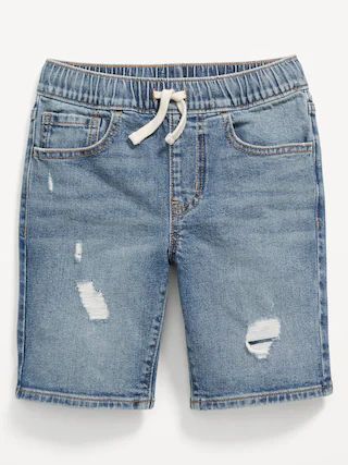 360° Stretch Pull-On Jean Shorts for Boys (At Knee) | Old Navy (CA)