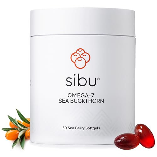 sibu Sea Buckthorn Omega-7 Softgels Starter Kit (60ct, 30 Day Supply) – Supplement for Healthy Skin, Hair, Nails and Dryness | Amazon (US)
