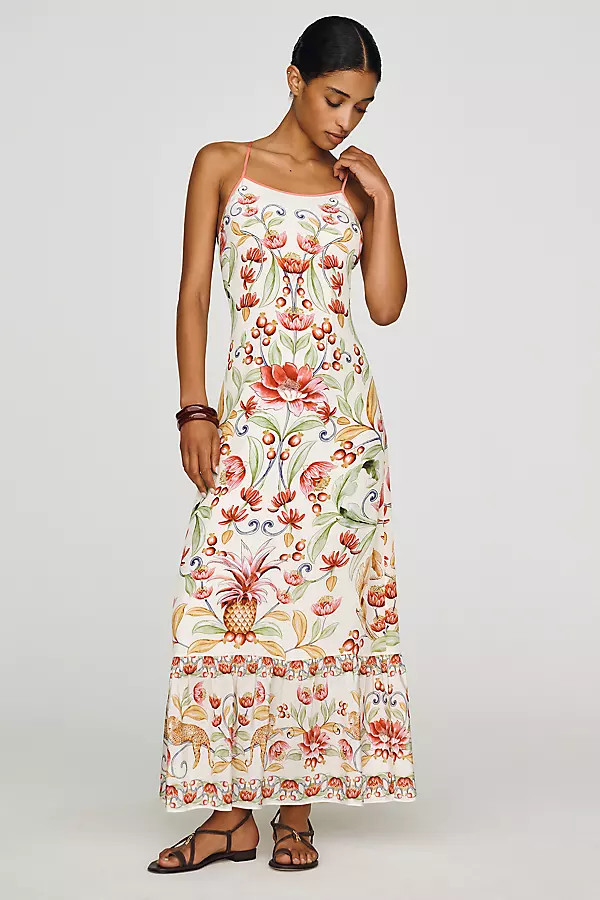 Anthropologie x Farm Rio Printed Strappy Maxi Dress | Anthropologie (US)