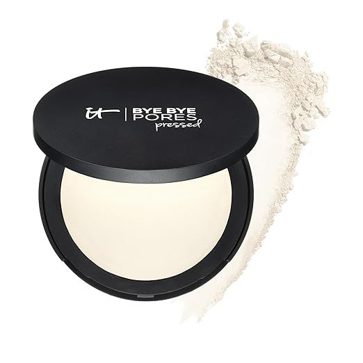 IT Cosmetics Bye Bye Pores Pressed Finishing Powder - Universal Shades - Contains Anti-Aging Pept... | Amazon (US)
