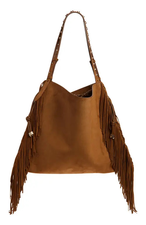 Christian Louboutin Baggy Fringe Suede Tote in Rhea at Nordstrom | Nordstrom