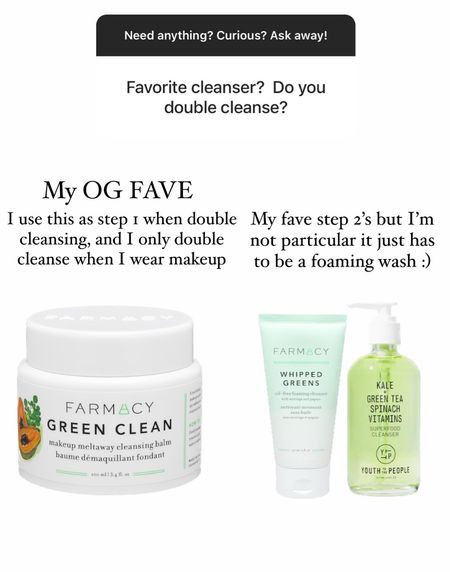 Fave cleansers 