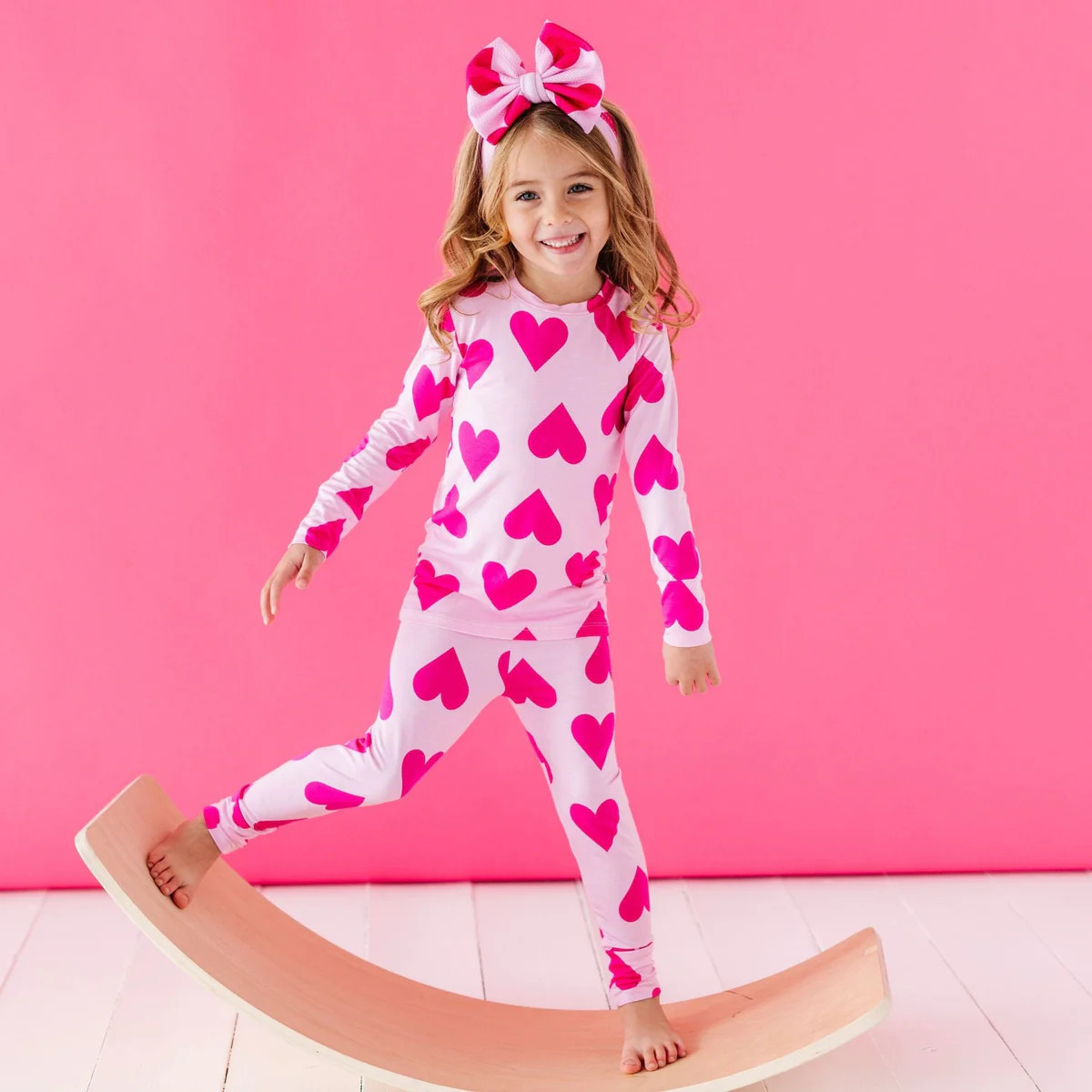 Perfectly Pink Two-Piece Pajama Set | Bums & Roses