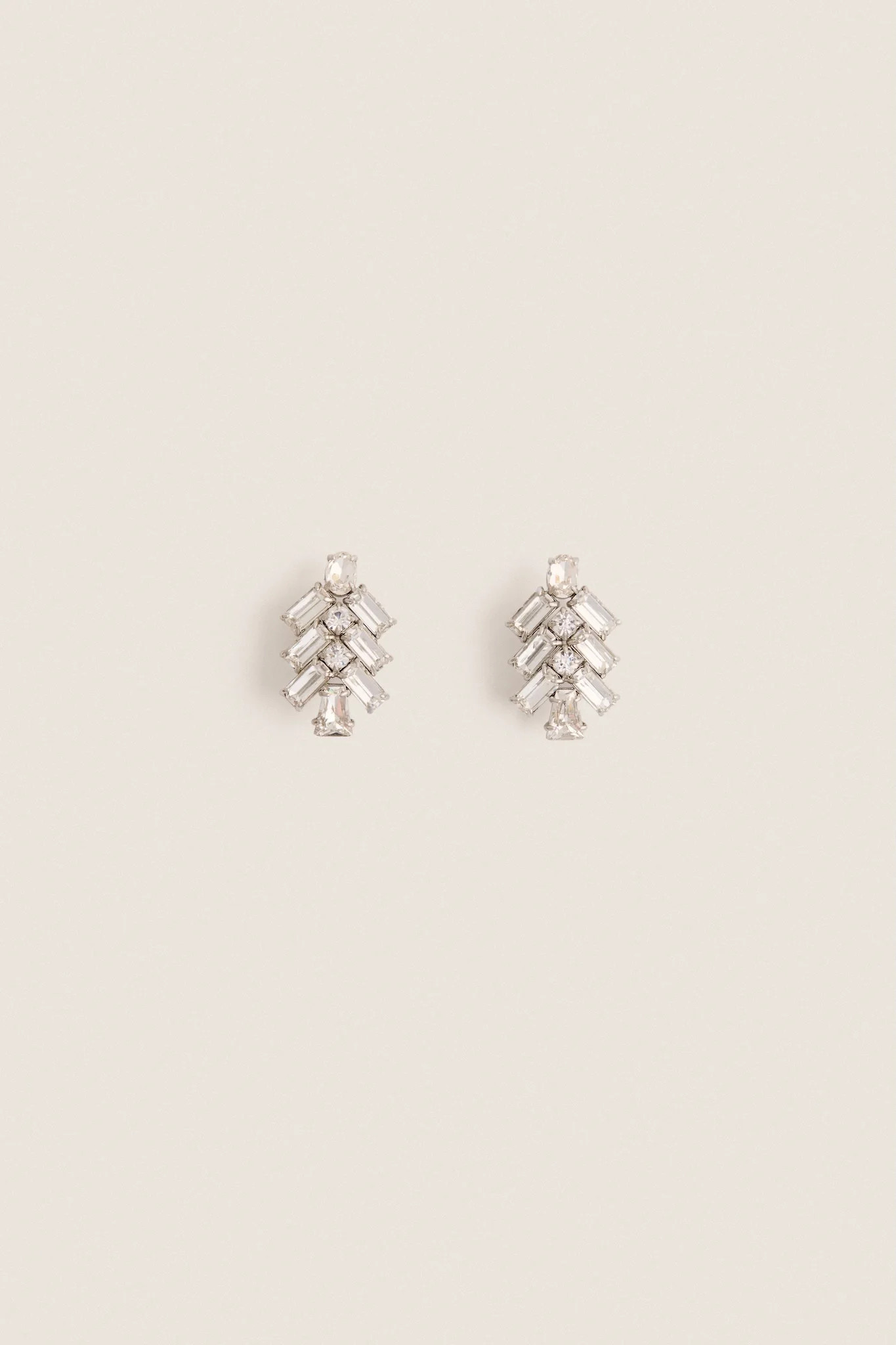 Silver Crystal Starburst Lueur Earrings | Tuckernuck (US)