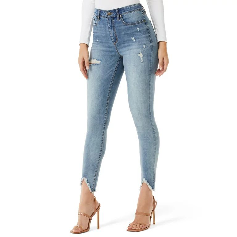 Sofia Jeans by Sofia Vergara Women's Super High-Rise Curvy Ankle Jeans | Walmart (US)