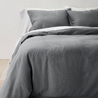 Heavyweight Linen Blend Duvet & Pillow Sham Set - Casaluna™ | Target