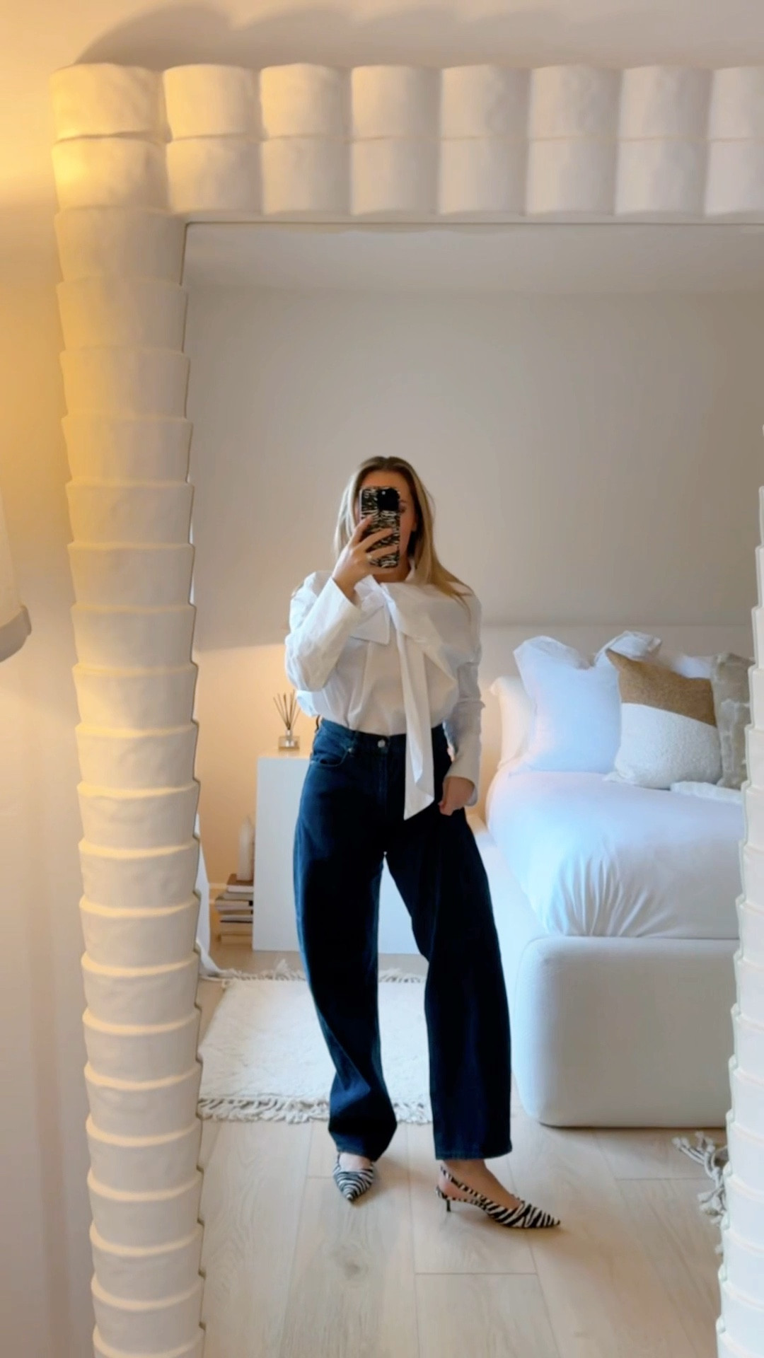 has quickly become my uniform 🦓🤍👖 

#LTKootd