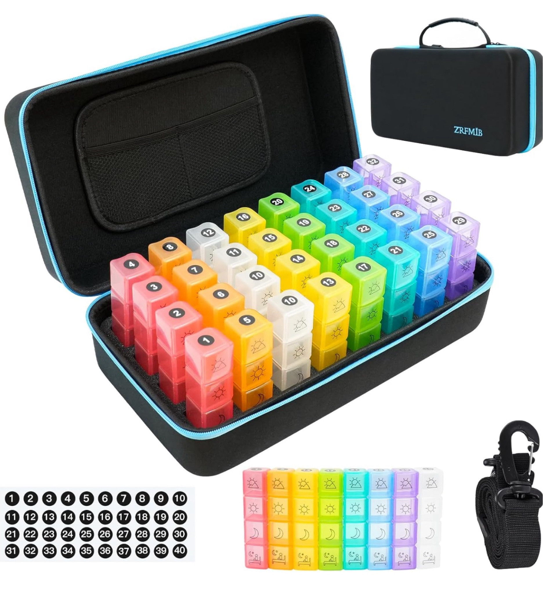 20% off 🎉

Visit the Zrfmib Store
4.6 4.6 out of 5 stars 389
Monthly Pill Organizer 4 Times a Day, 30 Day Travel Pill Box Organizer with 32 Daily Compartments, Month Pill Box Organizer for Fish Oil, Vitamins, Supplements and Medications seniors senior wellness organize pills case

#LTKSaleAlert #LTKFamily