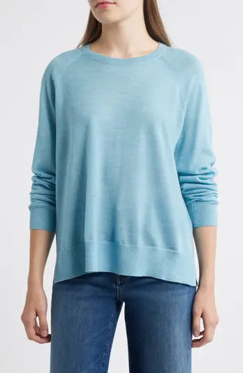 Raglan Sleeve Merino Wool Pullover | Nordstrom
