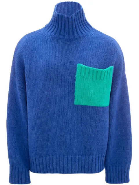JW Anderson patch-pocket Knitted Jumper - Farfetch | Farfetch Global