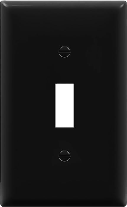 ENERLITES Toggle Light Switch Wall Plate, Standard Size 1-Gang 4.50" x 2.76", Unbreakable Polycar... | Amazon (US)