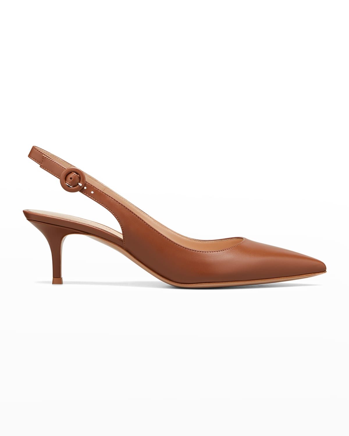 55mm Leather Slingback Pumps | Neiman Marcus