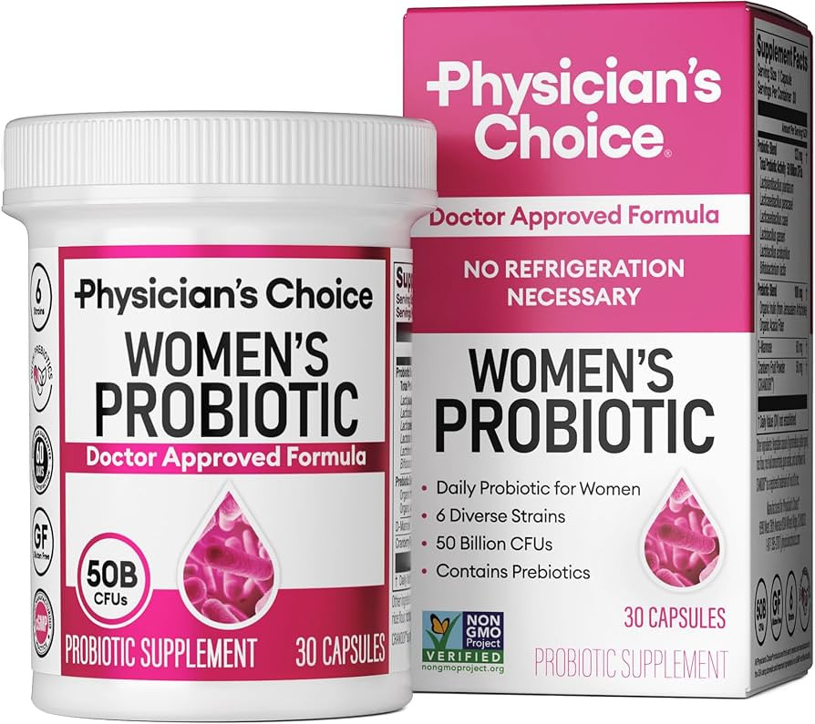 Physician's CHOICE Probiotics for Women - PH Balance, Digestive, UT, & Feminine Health - 50 Billi... | Amazon (US)