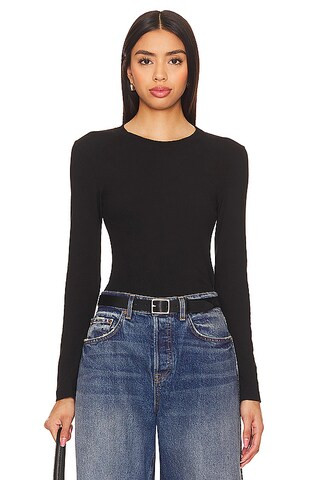 James Perse Long Sleeve Tee in Black from Revolve.com | Revolve Clothing (Global)