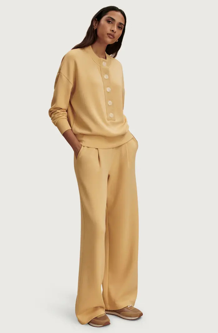 Reena Front Button Sweatshirt | Nordstrom