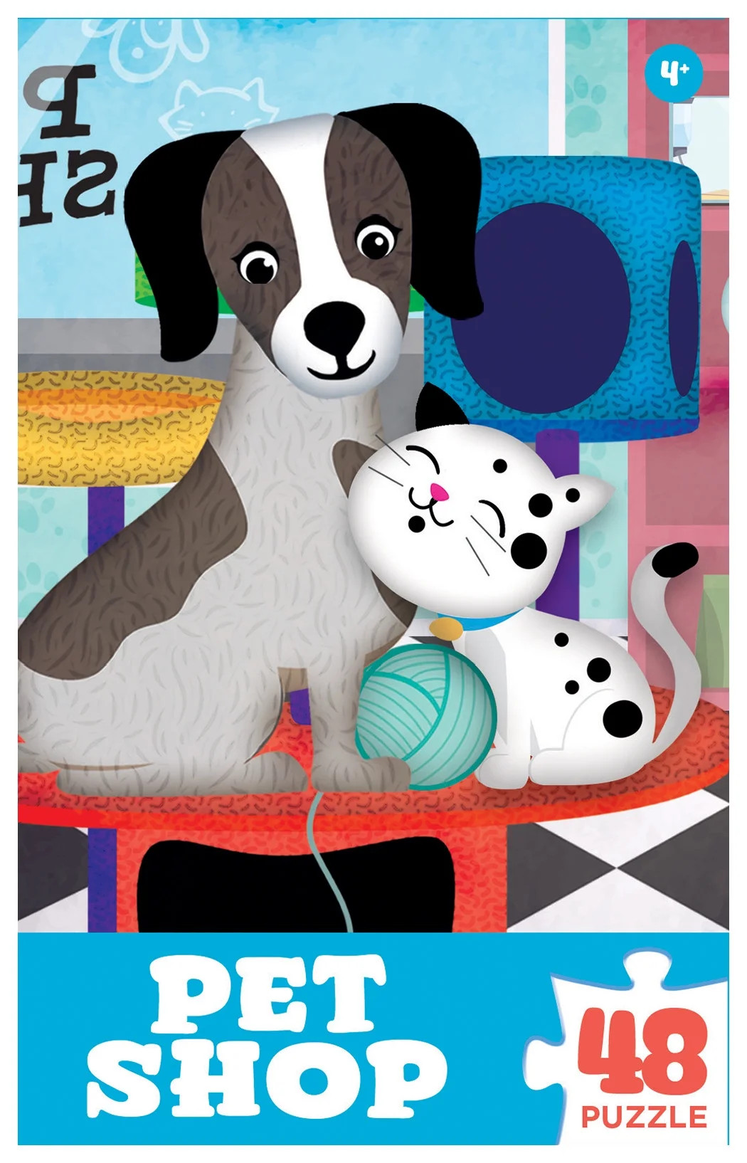 Pet Shop 48 Pieces Interlocking Jigsaw Puzzle for Kids | Walmart (US)