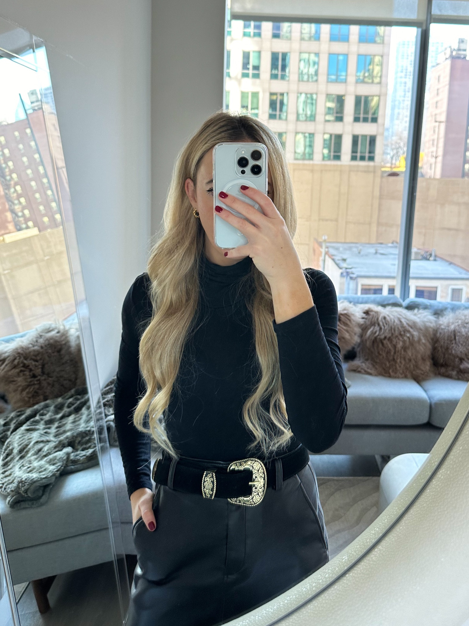 30% off sale gold hoop earrings this weekend

winter going out outfit
Aritzia Vegan Leather Skirt 
black Turtleneck
Dinner outfit
Clean beauty Sephora 
Date night outfit 
Cold weather going out #LTKCyberWeek

#LTKparties #LTKbeauty #LTKxSephora

#LTKStyleTip #LTKBeauty #LTKParties