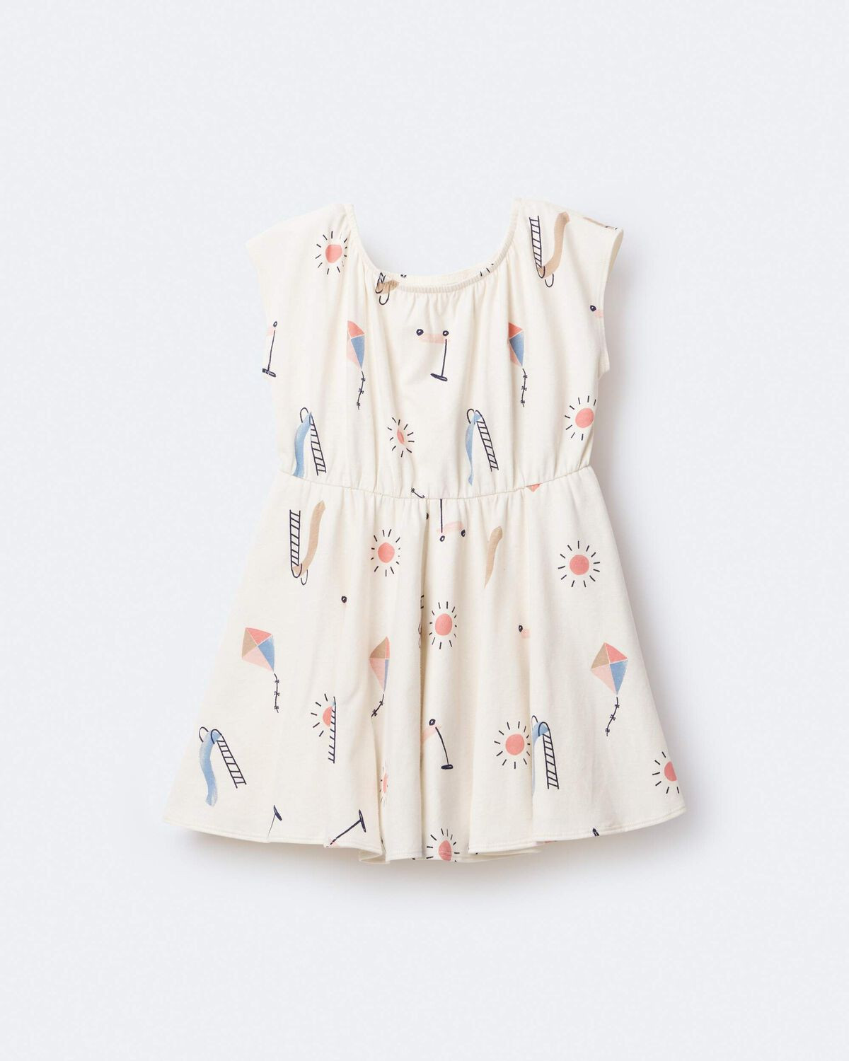 Toddler Girl Avenue Twirl™ Dress in Park Day Print - Cream | Carter's Inc