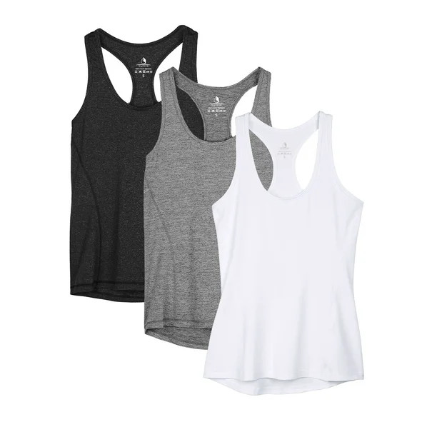 icyzone Workout Tank Tops for Women - Racerback Athletic Yoga Tops, Running Exercise Gym Shirts(P... | Walmart (US)