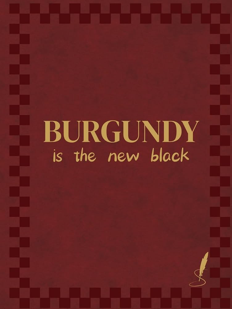 BURGUNDY: Cherry Red Trendy Decor Book - Fashion & Design Coffee Table Book for Retro Chic Interi... | Amazon (US)