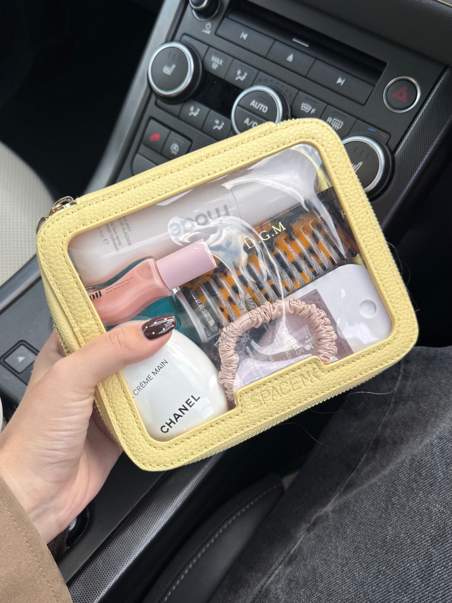 everything I keep in the front of my car with me! You see this in pretty much all my TikTok vlogs and I get questions about where the bag is from and what’s in there every day

#LTKbeauty #LTKuk #LTKtravel