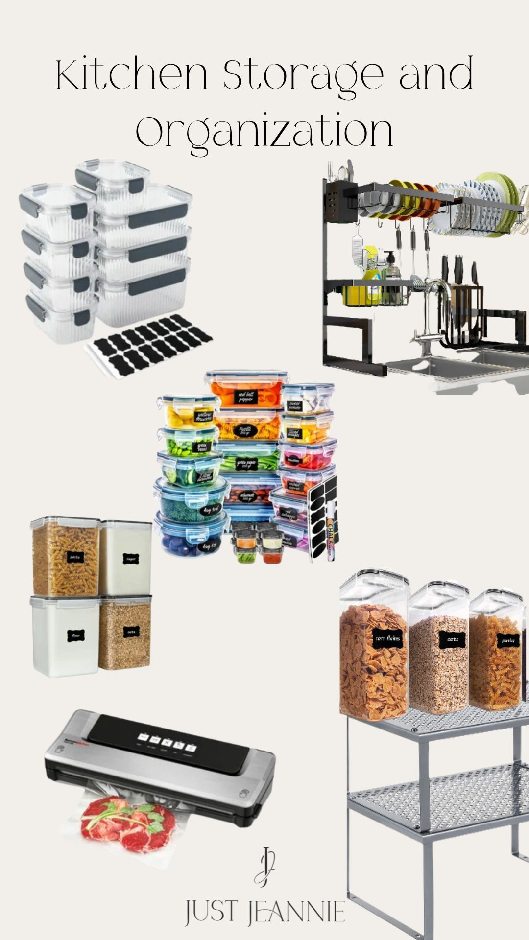 The new year is the best time to throw out those old storage containers and upgrade to shiny new ones! 

 #LTKSeasonal #LTKHome