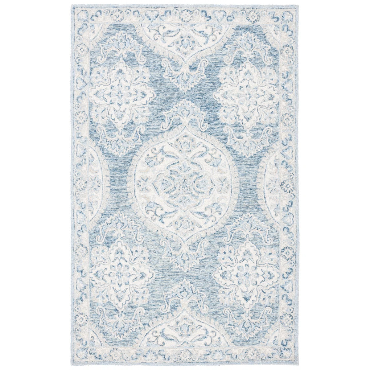 Lauren Ralph Lauren Lauren Ralph Lauren Hand Tufted Wool Damask Rug | Wayfair North America