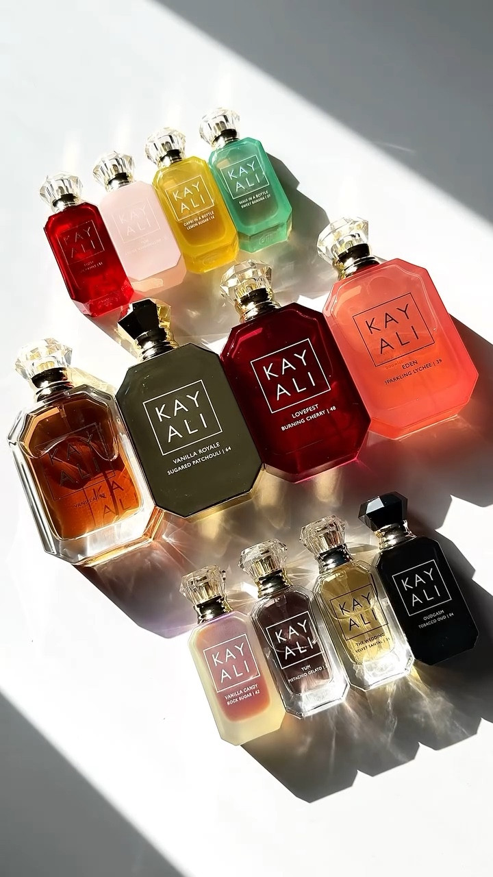 Contains gifted items*

How the year started vs. how the year is going! 

I grew my @kayali collection in 2024! 

Featured: 
- Eden Sparkling Lychee 39
- Vanilla 28
- Vanilla Royals Sugared Patchouli 64 
- Lovefest Burning Cherry 48
- Capri in a Bottle Lemon Sugar 14
- Yum Pistachio Gelato 33
- Yum Boujee Marshmallow 81 
- The Wedding Velvet Santal 35 
- Maui in a Bottle Sweet Banana 37 
- Vanilla Candy Rock Sugar 42 
- Eden Juicy Apple 01 
- Oudgasm T0bacco Oud 04 

Do you spot any favorites? If so leave them in the comments or tell me what one I should try next! 

#kayali #kayalicollection #kayaliperfume #perfumecollection #fragrance #fragrancecollection #fragrancecommunity #kayalifragrance #kayalivanilla #kayalilovefest #kayaliyumpistachiogelato #yumboujeemarshmallow