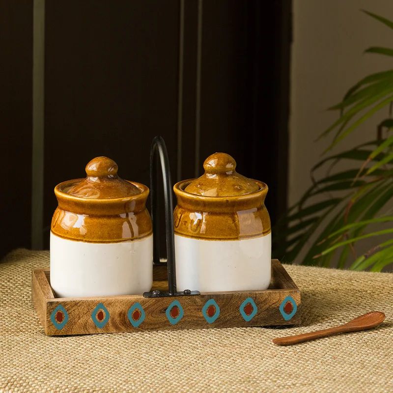 Old Fashioned Martaban 2 Piece Storage Jar Set (Set of 2) | Wayfair North America
