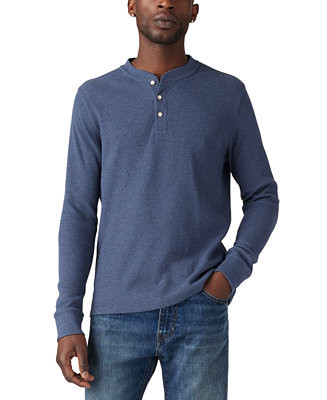 Levis Men's Long-Sleeve Thermal Henley Shirt - Macy's | Macy's