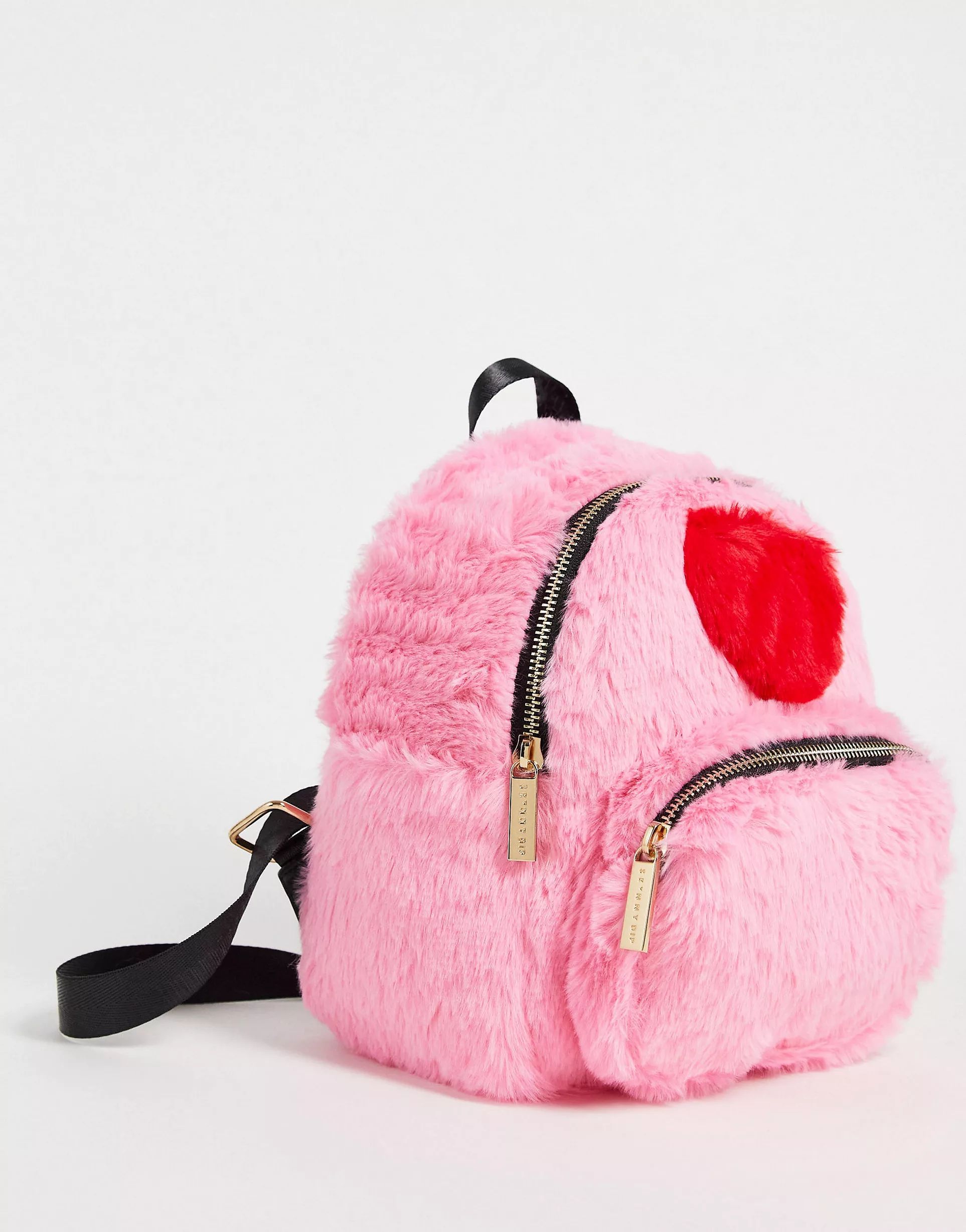Skinnydip mini alba heart backpack in pink | ASOS (Global)