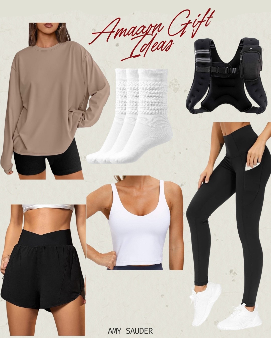 Amazon finds 
Gift ideas 
Workout wear 

#LTKHoliday #LTKFindsUnder50 #LTKGiftGuide