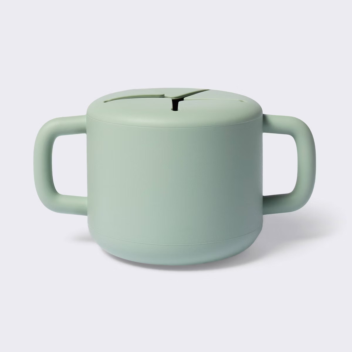 Silicone Snack Cup With Lid - Green - Cloud Island™ | Target