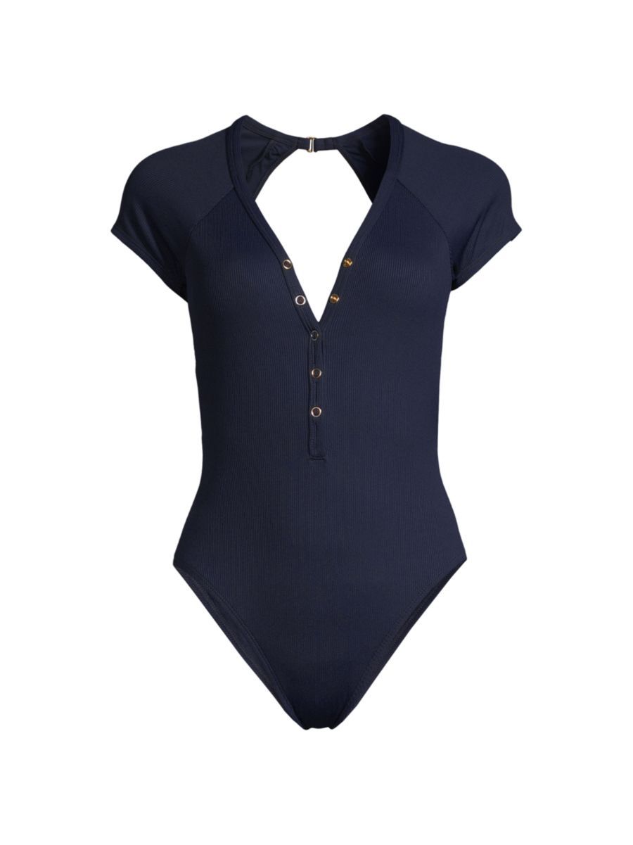 Amy Raglan One-Piece Swimsuit | Saks Fifth Avenue