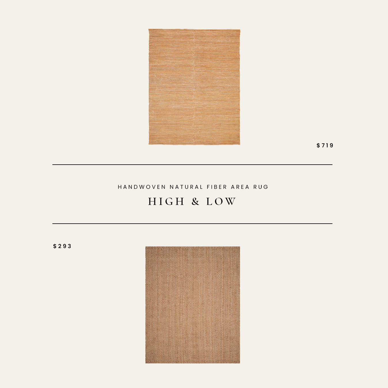 High / Low : Handwoven Natural Fiber Area Rug 

 

#LTKHome #LTKSaleAlert