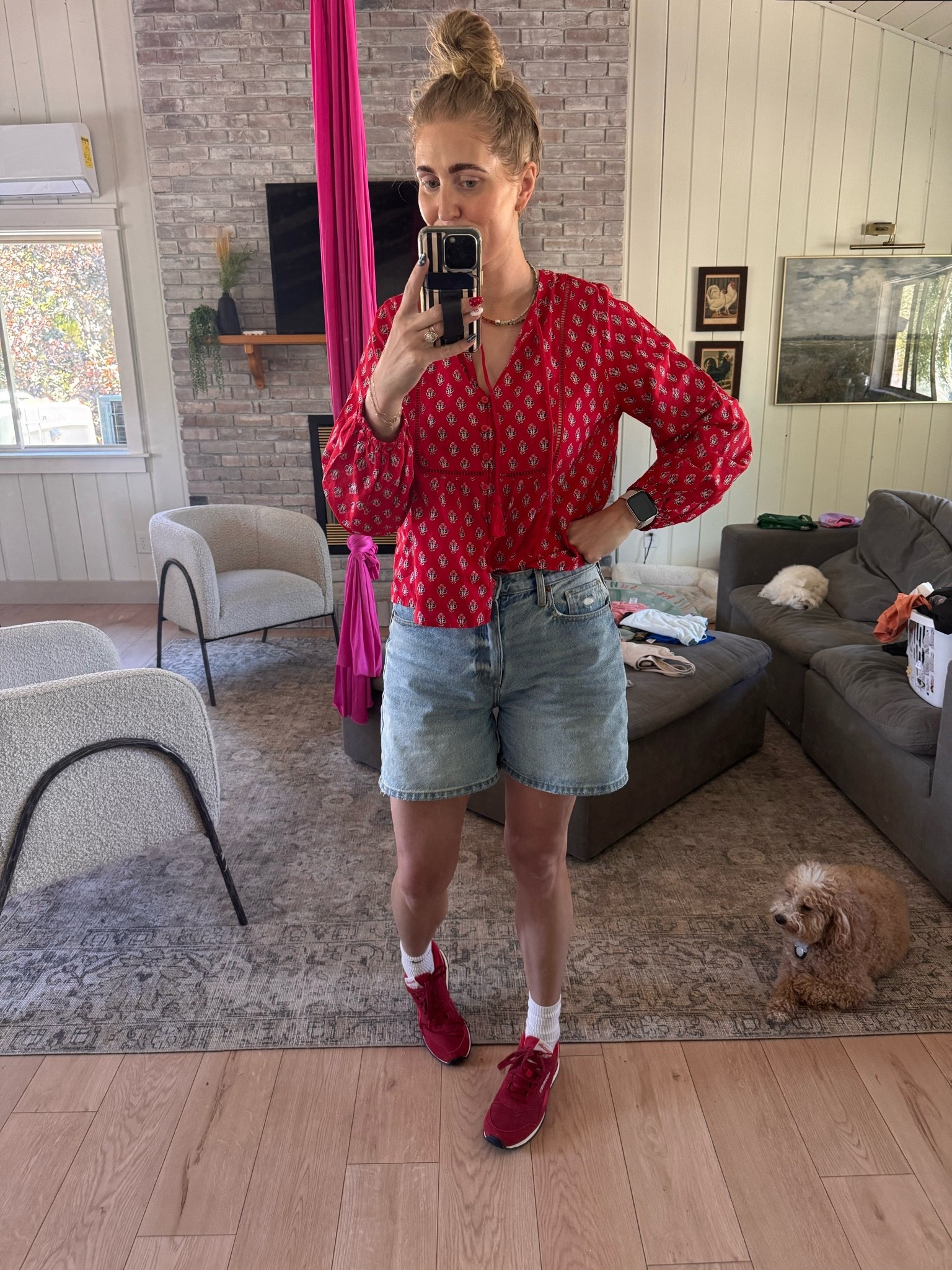 Monday fit. Is it 4th of July yet because I’m ready! Wearing a medium in the top.

#LTKootd #LTKgrwm #LTKTall