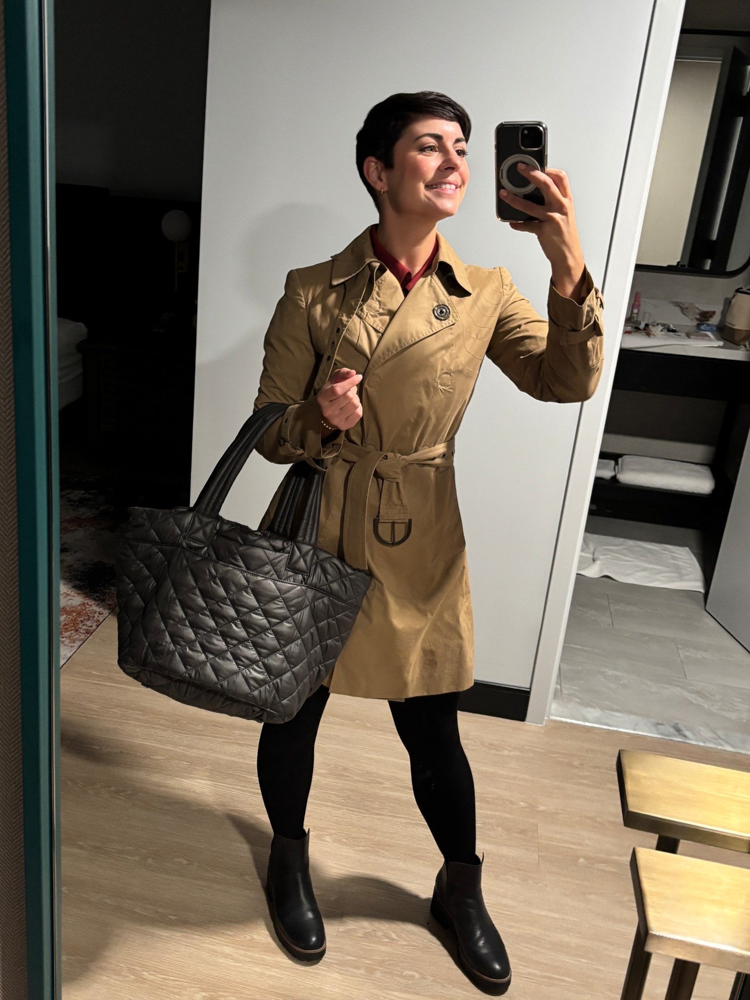 I got this bag from Quince this fall and it holds so much!! But it’s still light weight so your shoulder doesn’t hurt. Plus… pockets!! So many pockets to keep snacks, makeup, wallet etc all separate and organized. Look out for the Quince Black Friday sales! 

#LTKTravel #LTKCyberWeek #LTKGiftGuide