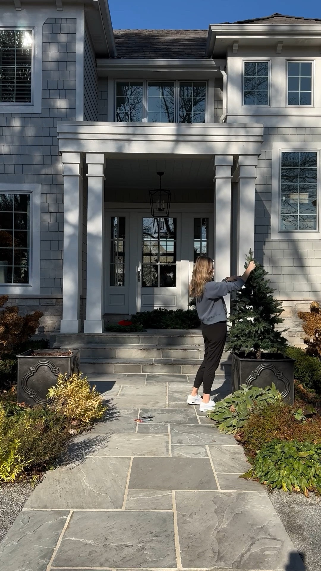 Faux prelit staked Christmas trees for your front planters 

#LTKHome #LTKHoliday #LTKSaleAlert