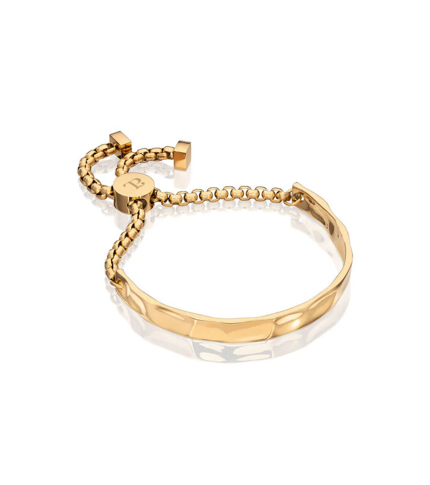 Hammered Bangle (Gold) | Abbott Lyon