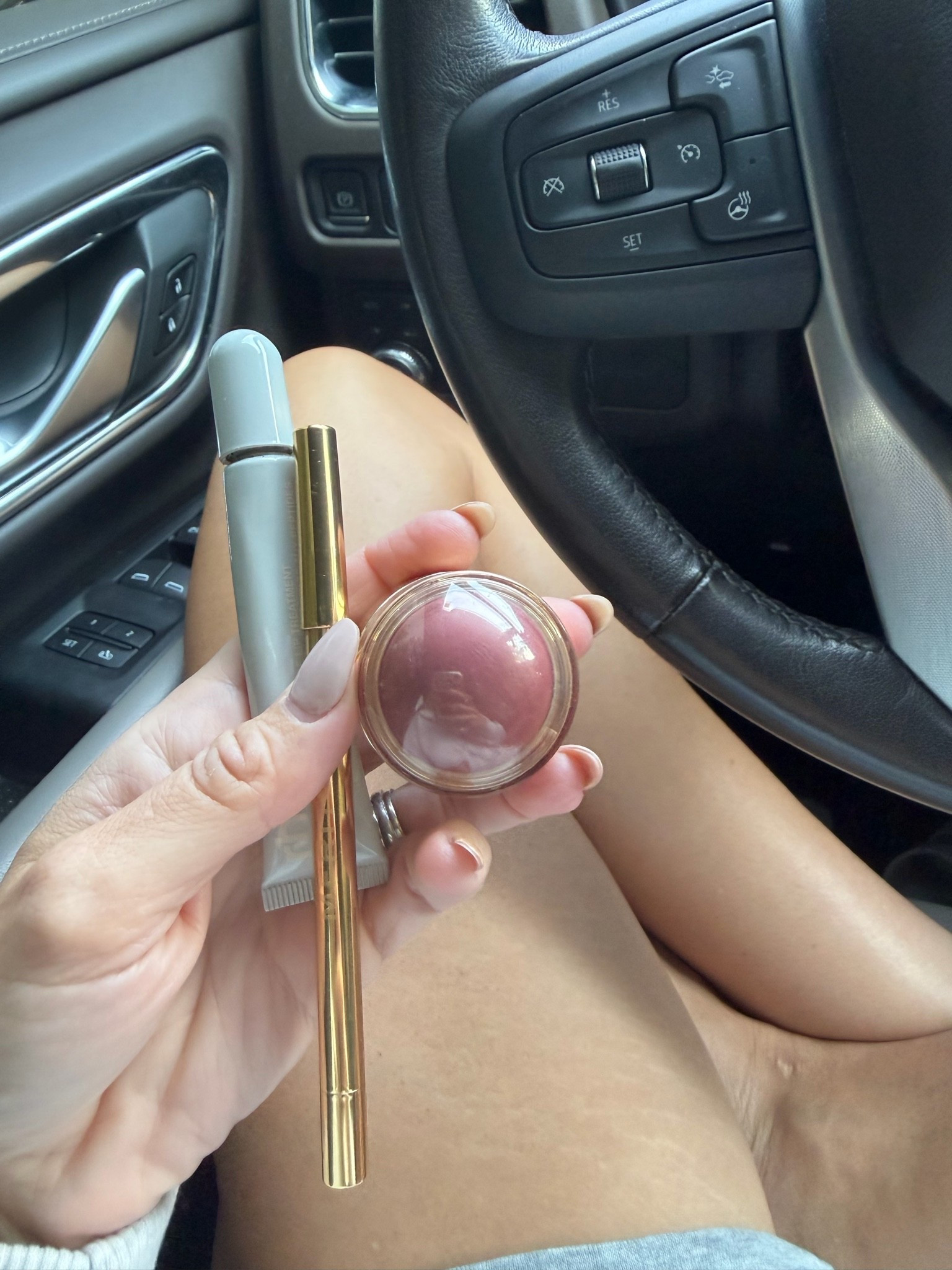 Favorite Lippie ever 
Flush balm in the cheeky color
Liner subconscious 
And rhode clear lip peptide

#LTKBeauty #LTKPetite #LTKgrwm