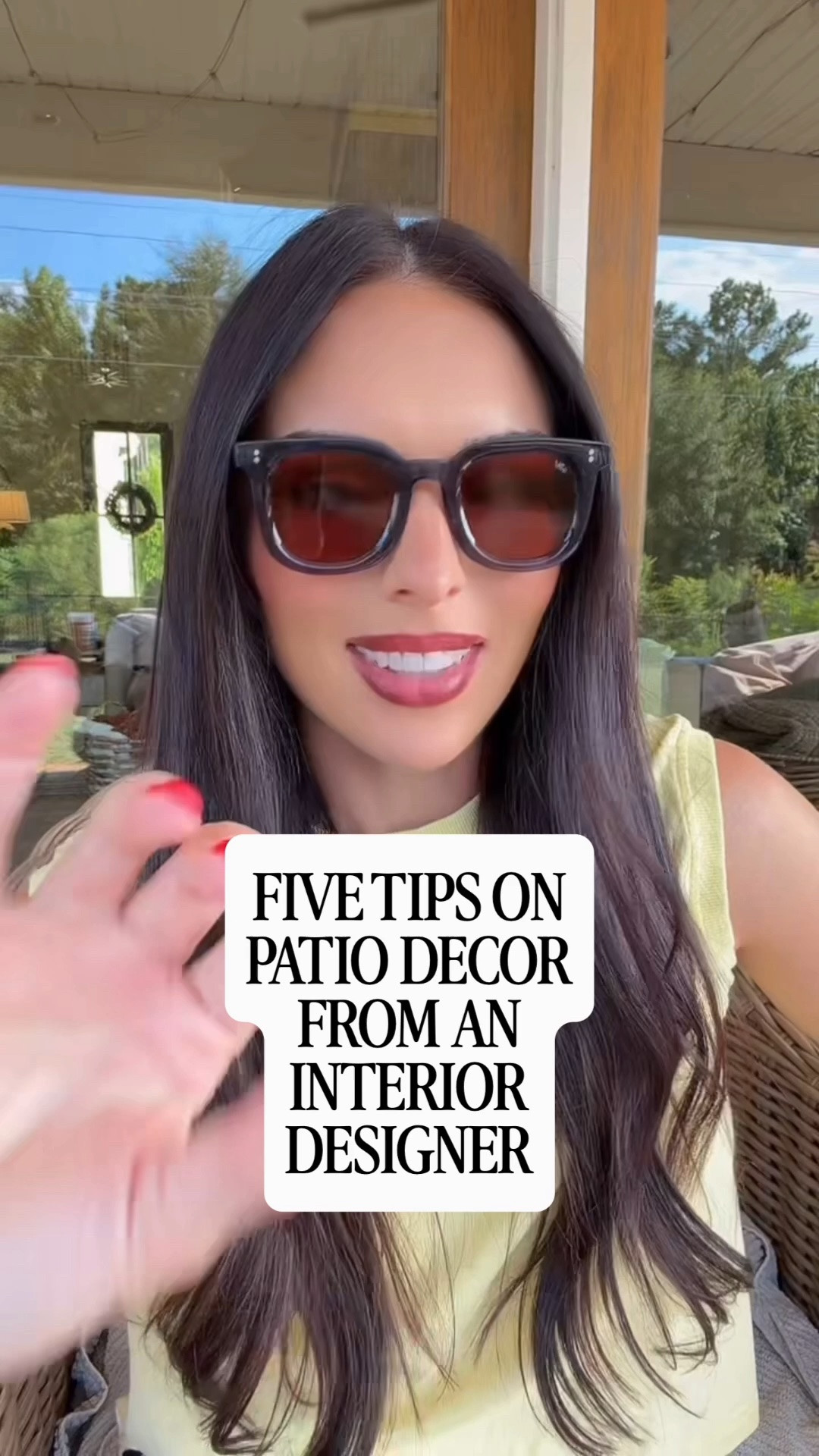 #AD 5 patio decorating tips I swear by as an interior designer 🌿✨

Your outdoor space deserves just as much attention as the inside of your home! I’m sharing 5 simple designer tips that can completely transform your patio — from choosing the right furniture to layering in those finishing touches that make it feel cozy, intentional, and like an extension of your home.

Everything I used is from @wayfair 🤍

Save this for your next outdoor refresh!

#wishyouwerehere #outdoor #Wayfair #WayfairPartner