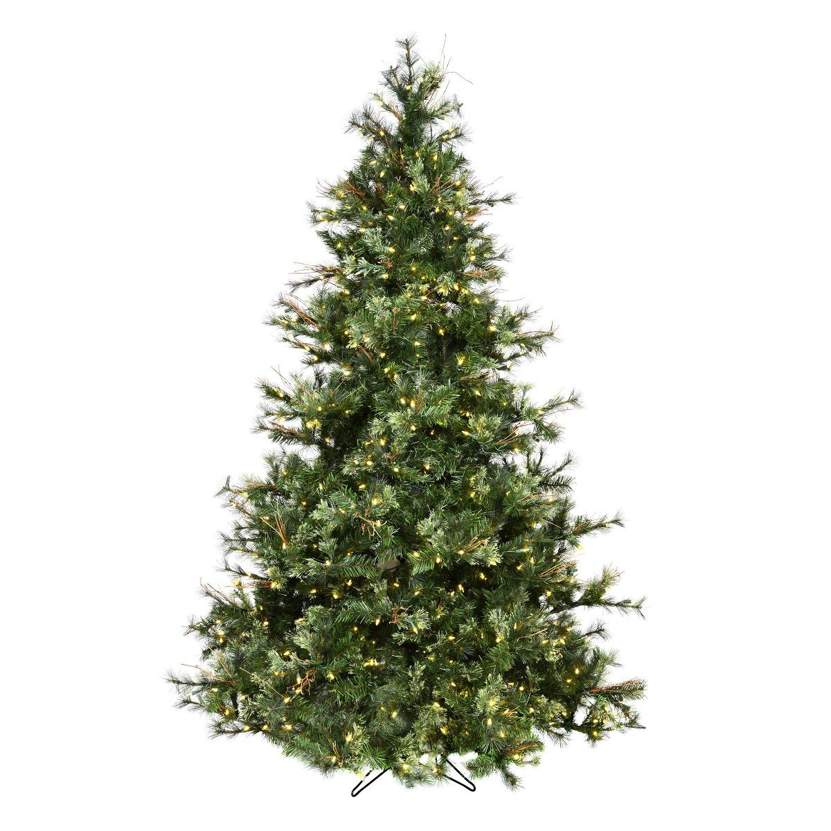 Vickerman Slim Mixed Country Pine Artificial Christmas Tree PreLit | Target