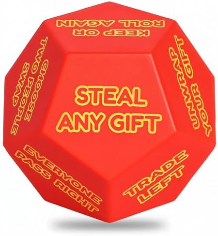 Santa Swap Gift Exchange Dice, Exchange Gifts Christmas Games for Family Party, Christmas Stockin... | Amazon (US)