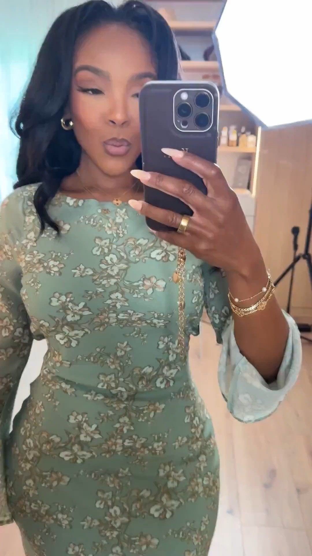 Hi babes ✨ Scroll to shop this romantic floral dress moment 🌿

This soft sage floral maxi is one of those timeless feminine pieces that instantly makes you feel elegant and put together. The delicate floral print, flattering fitted silhouette, and subtle sleeve detail give it such an elevated look while still feeling effortless and easy to wear. Definitely the kind of dress that always gets compliments.

Perfect for weddings, baby showers, brunch, church, vacation dinners, spring events, or date nights.

📏 Measurements: 5’4” | 140 lbs | 34D | 27 | 40  
Wearing size Small

Floral maxi dress, wedding guest dress, feminine spring outfits, elegant dresses for women, sage green dress, romantic outfit ideas, classy style inspiration, modest chic fashion, vacation dinner dresses, spring wedding outfits, elevated feminine fashion, floral occasion dresses

Follow me on Instagram and YouTube @kirasfashionfinds

#LTKootd #LTKgrwm #LTKPetite
