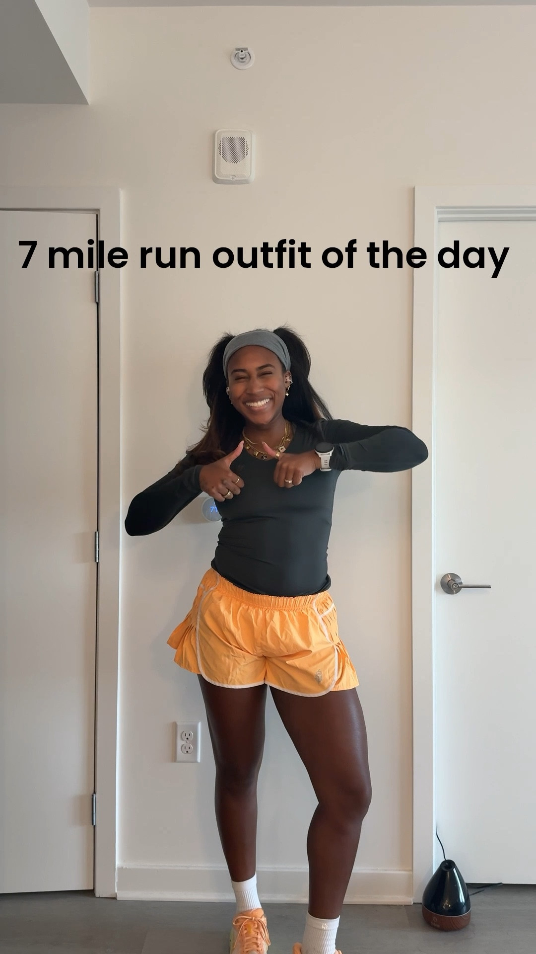7 mile easy run today and it was 45° outside. This was truly the perfect running outfit. 

#LTKootd #LTKActive #LTKfitnessgoals